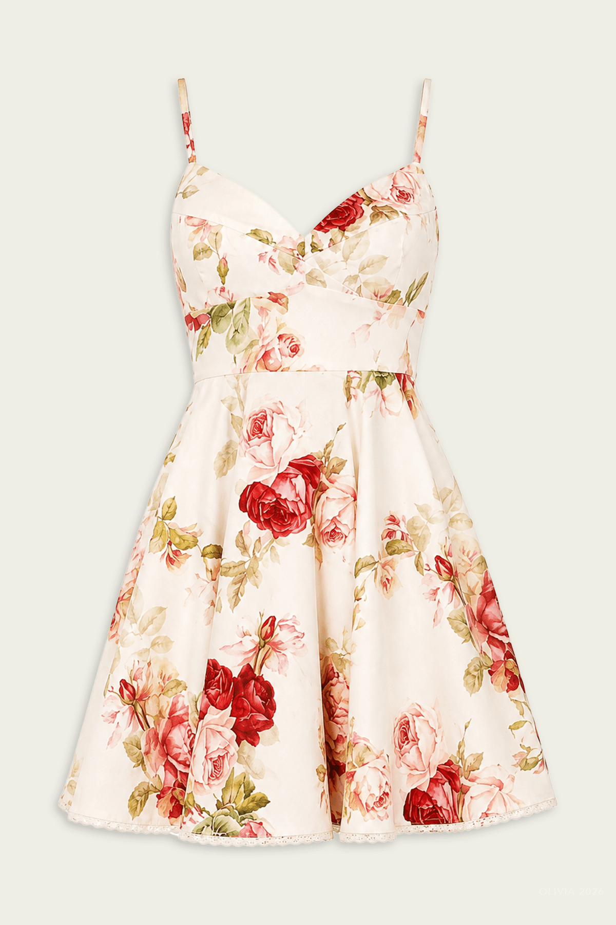 ZIMMERMANN Roselight Picnic Mini Dress - Image 1