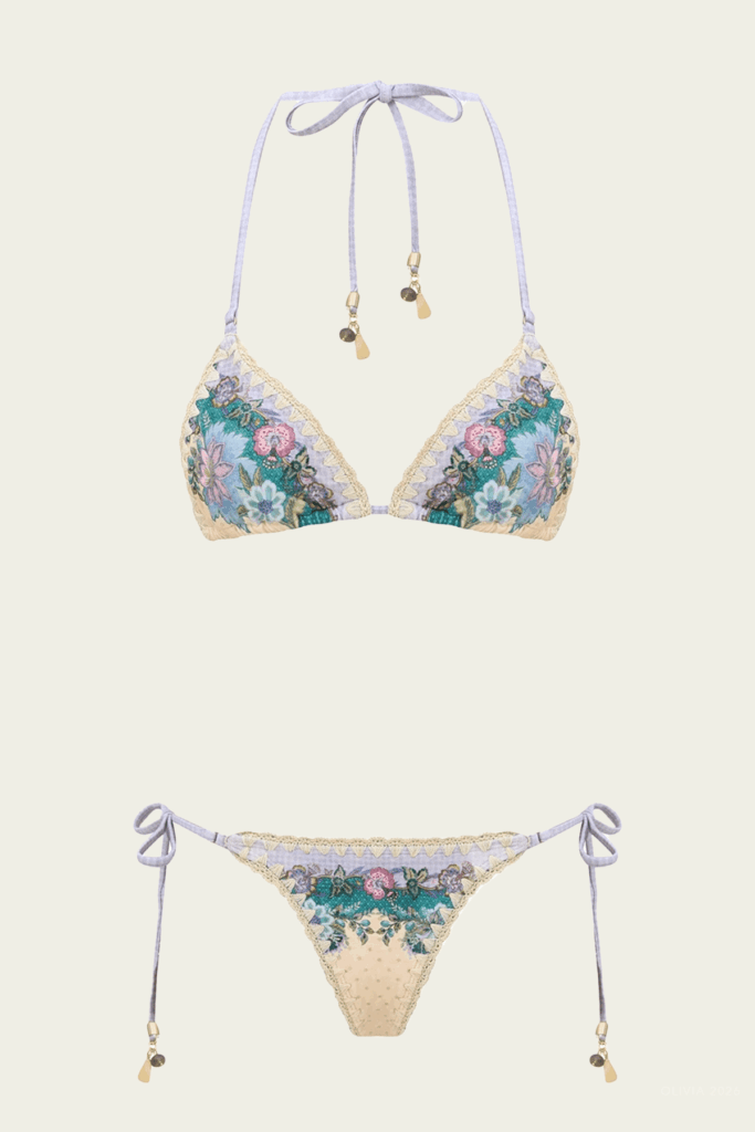 ZIMMERMANN Indra Crochet Detail Bikini Set - Image 1