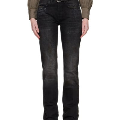 Aaron Esh Black Distressed Jeans