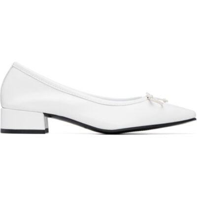 About Arianne White Mina Heels