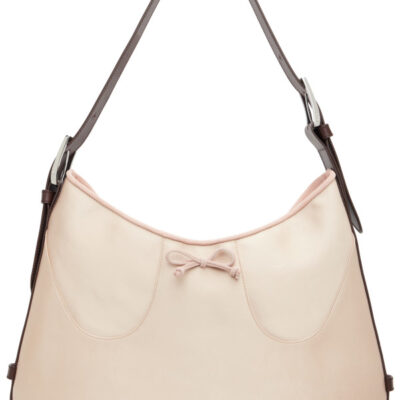 Abra Pink Satin Ballerina Bag