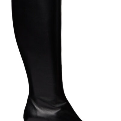 Aeyde Black Hana Cap Nappa Leather Tall Boots