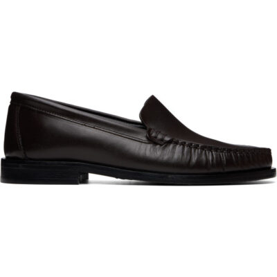 Aeyde Brown Arthur Apron Loafers