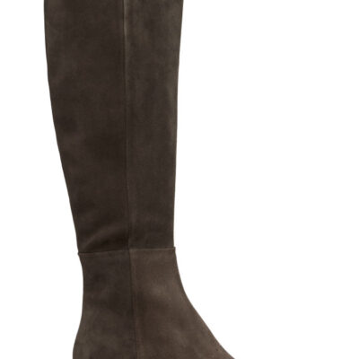 Aeyde Taupe Sabrina Knee-High Boots