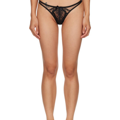 Agent Provocateur Black Rozlyn Thong