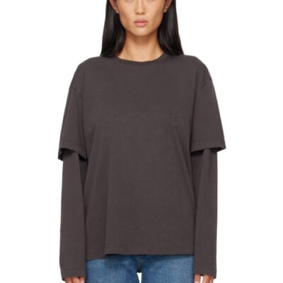 Agolde Brown Lois T-shirt