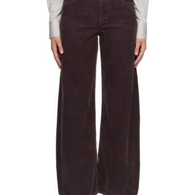 Agolde Brown Low Curve Jeans