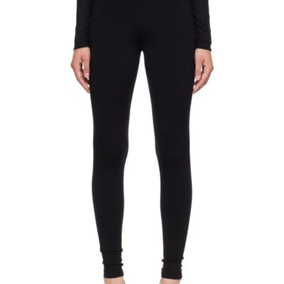 Alaïa Black Wool Leggings