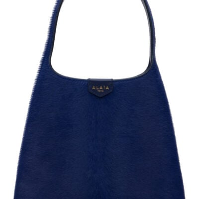 Alaïa Blue Calfhair Top Handle Bag