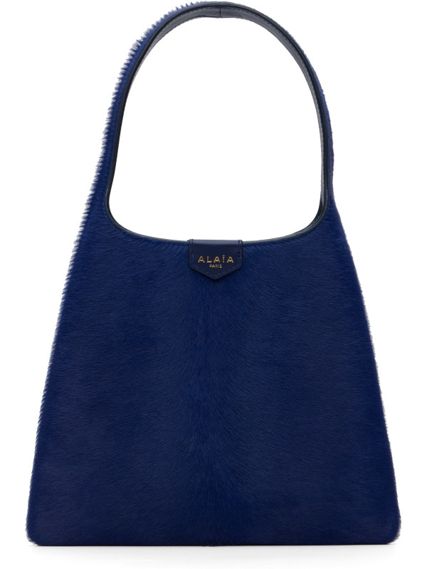 Alaïa Blue Calfhair Top Handle Bag