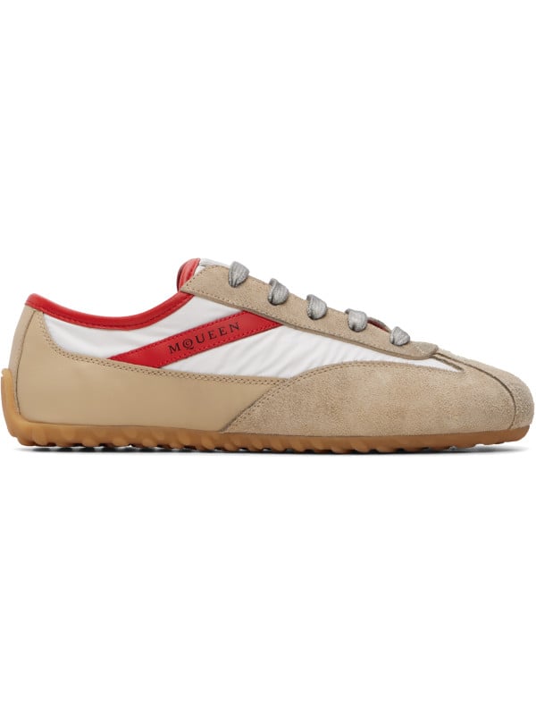 Alexander Mcqueen Beige Boxe Sneakers