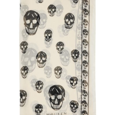 Alexander Mcqueen Off-White Skull Bandana