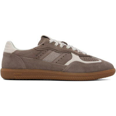 Alohas Taupe Tb.490 Rife Suede Leather Sneakers