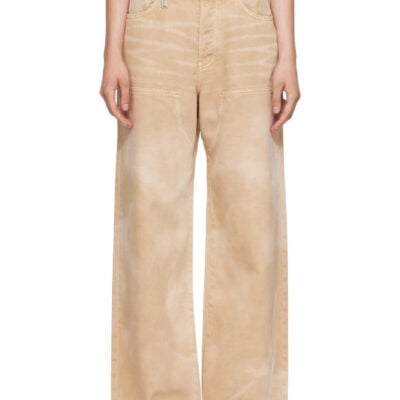 Amiri Beige Carpenter Jeans