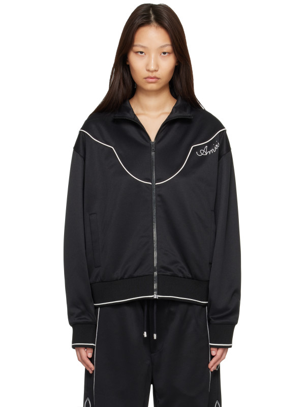 Amiri Black 'AMIRI Lasso' Western Track Jacket