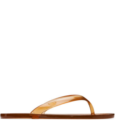 Ancient Greek Sandals Tan Jelly Flip-Flops