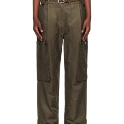 Andersson Bell Khaki Utility Cargo Pants