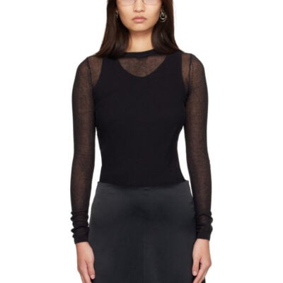 Anine Bing Black Tiana Sweater