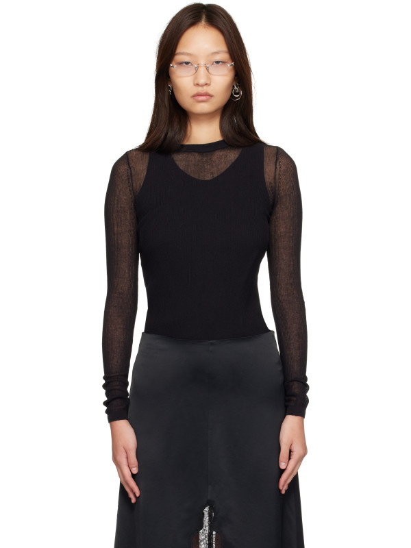 Anine Bing Black Tiana Sweater