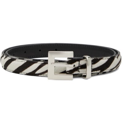 Anine Bing Black & White Nicola Belt