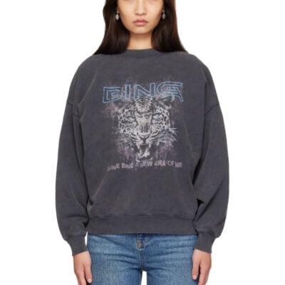 Anine Bing Gray Miles Leo Muse Sweatshirt