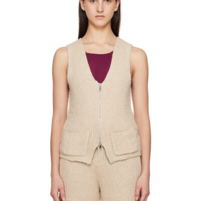 Aya Muse Beige Cae Vest
