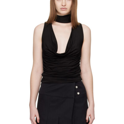 Aya Muse Black Brise Top
