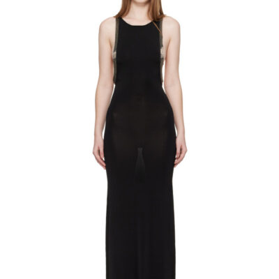 Aya Muse Black Luz Maxi Dress