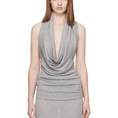 Aya Muse Gray Viona Top
