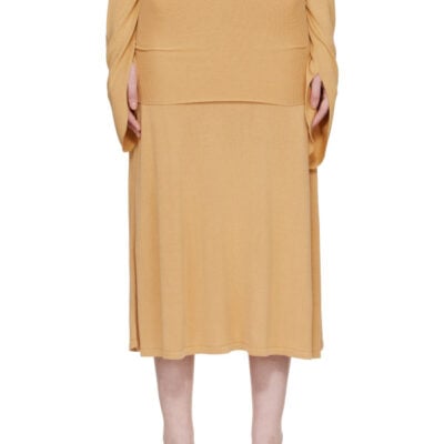 Aya Muse Tan Rylin Midi Skirt