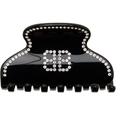 Balenciaga Black Holli 'BB' Hair Clip