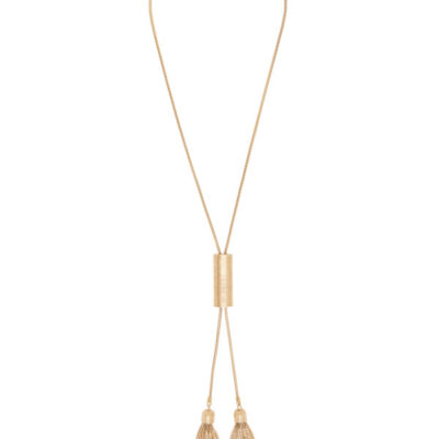 Balmain Long Tassel Necklace