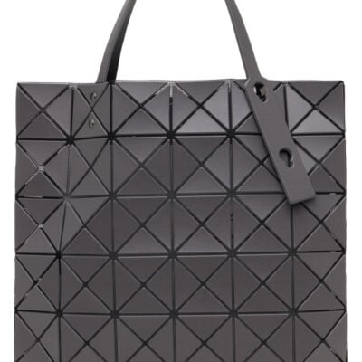 Bao Bao Issey Miyake Gray Lucent Matte Tote