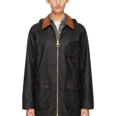 Barbour Khaki Highclere Waxed Jacket