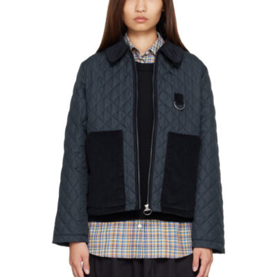 Barbour Navy Aylesby Quilted Jacket