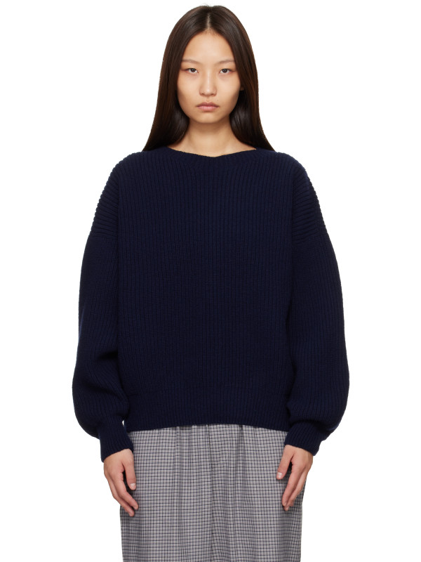 Baserange Navy Mea Sweater
