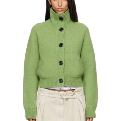 Bb Wallace Green Hesse Cardigan