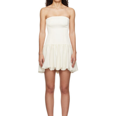 Beaufille Off-White Maro Minidress