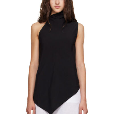 Belle The Label Black Well Top