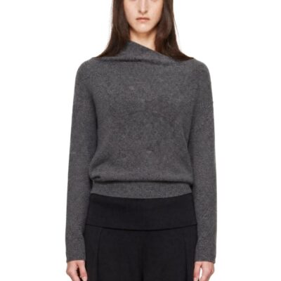 Belle The Label Gray Reve Sweater
