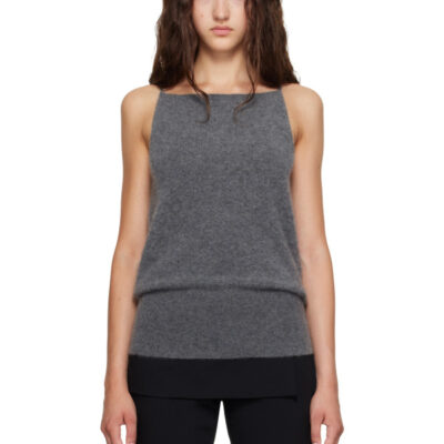 Belle The Label Gray Terrace Top