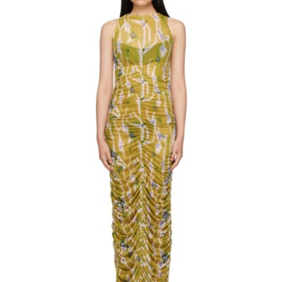 Binya Green Lisa Maxi Dress