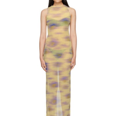 Binya Green Saturno Maxi Dress