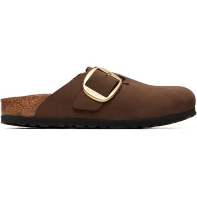 Birkenstock Brown Narrow Boston Big Buckle Loafers