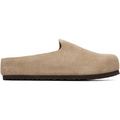 Birkenstock Taupe Regular Amsterdam Wrapped Loafers