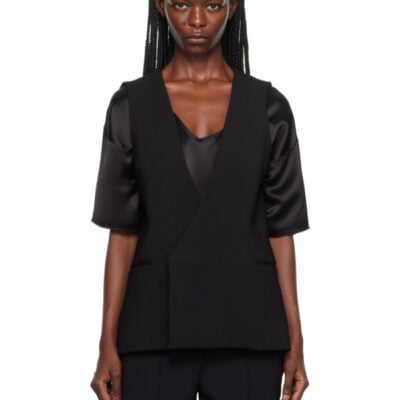 Bite Studios Black Tuxe Vest