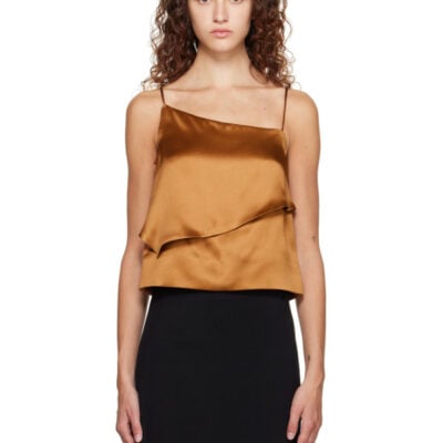 Bite Studios Brown Strike Tank Top