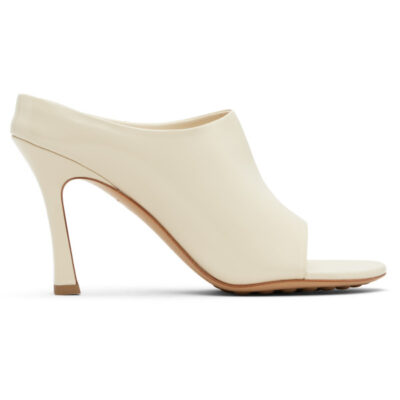 Bottega Veneta Off-White Rana Mules