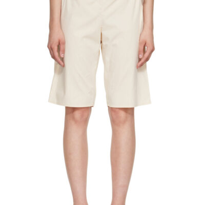 Brooke Callahan Beige Tie Shorts