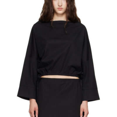 Brooke Callahan Black Cuff Top
